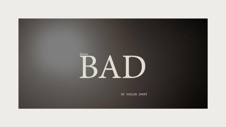 Taylor Swift – Down Bad – teledysk