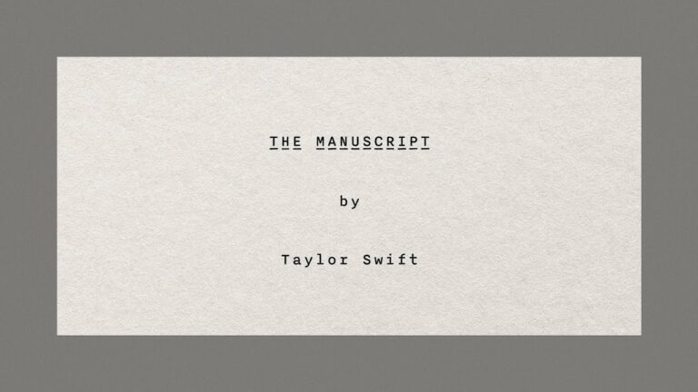 Taylor Swift – The Manuscript – teledysk
