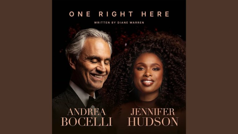 Andrea Bocelli, Jennifer Hudson – One Right Here – teledysk